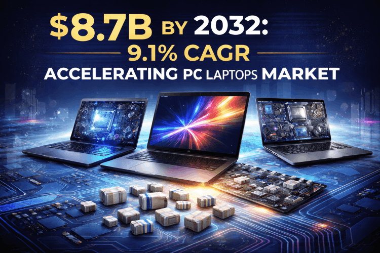 $8.7B by 2032: 9.1% CAGR Accelerating PC Laptops MLCC Market