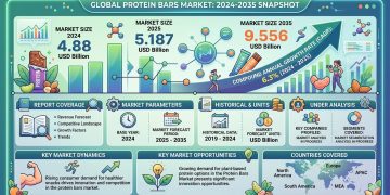 Protein Bars Market Set to Reach USD 9.556 Billion by 2035 Amid Health-Focused Consumer Shifts